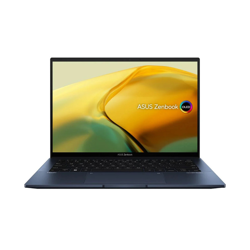 ASUS ZenBook Intel i5-1240P, 8GB RAM, 512GB SSD, Intel® Iris Xe, 14" 2.8K OLED 90Hz Laptop - Ponder Blue - حاسوب محمول